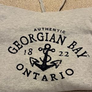 XL unisex hoodie grey Georgian Bay